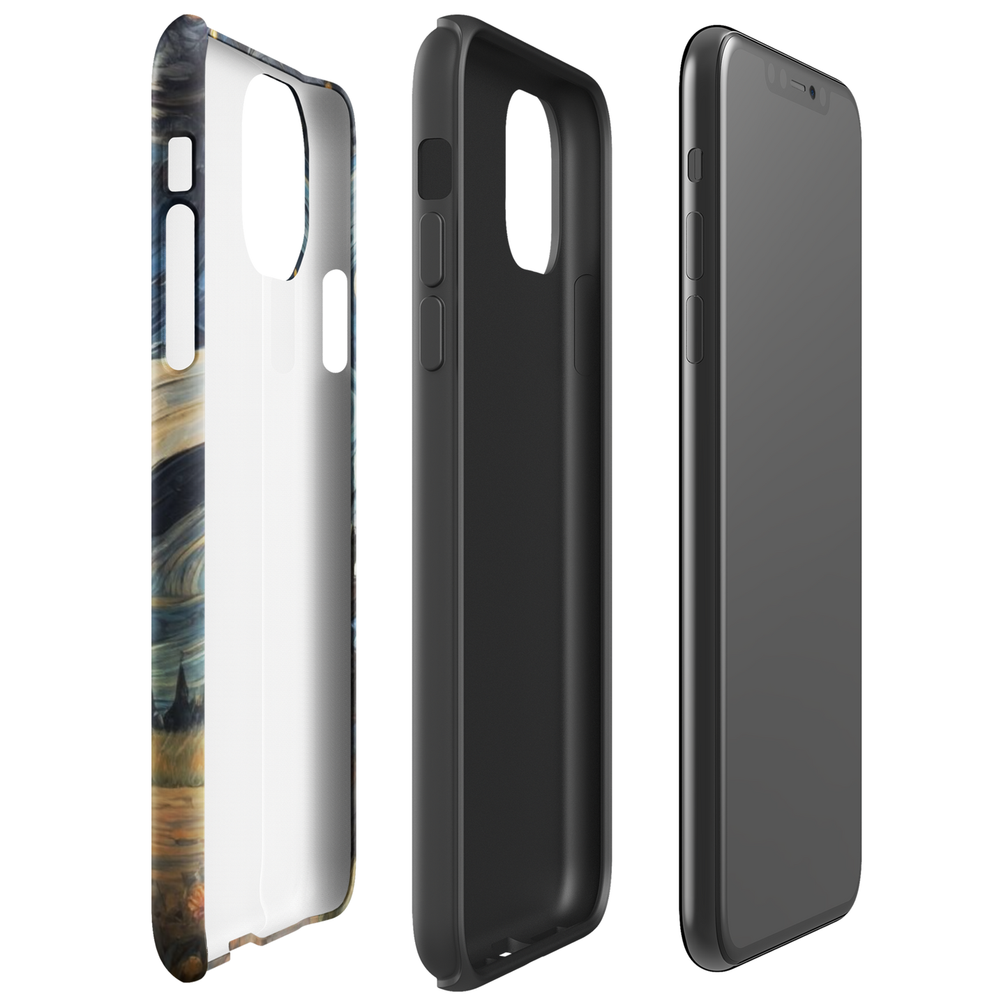 Starry Black Cat Night - Tough Case for iPhone®