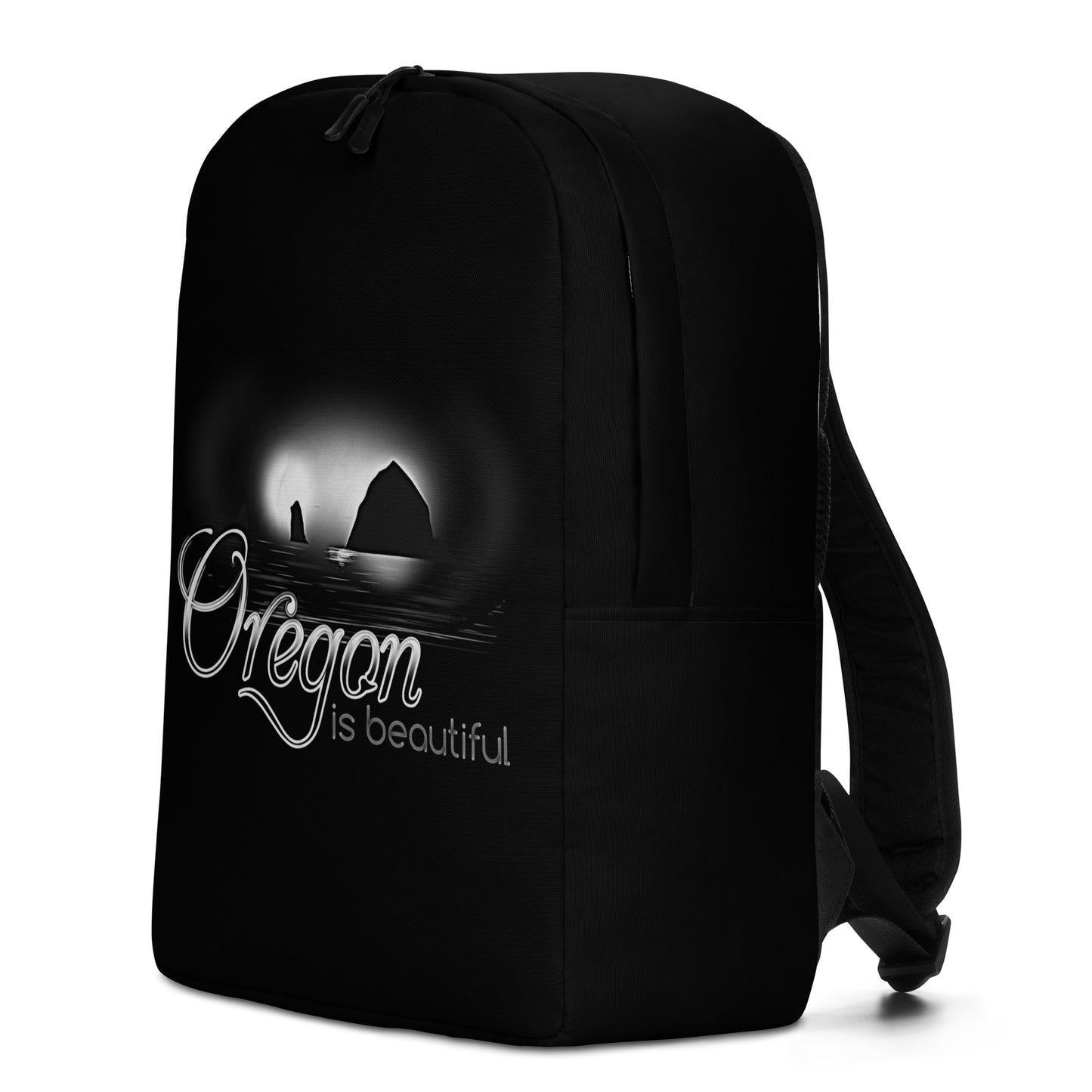 Oregon is Beautiful - Haystack Rock - Minimalist Backpack