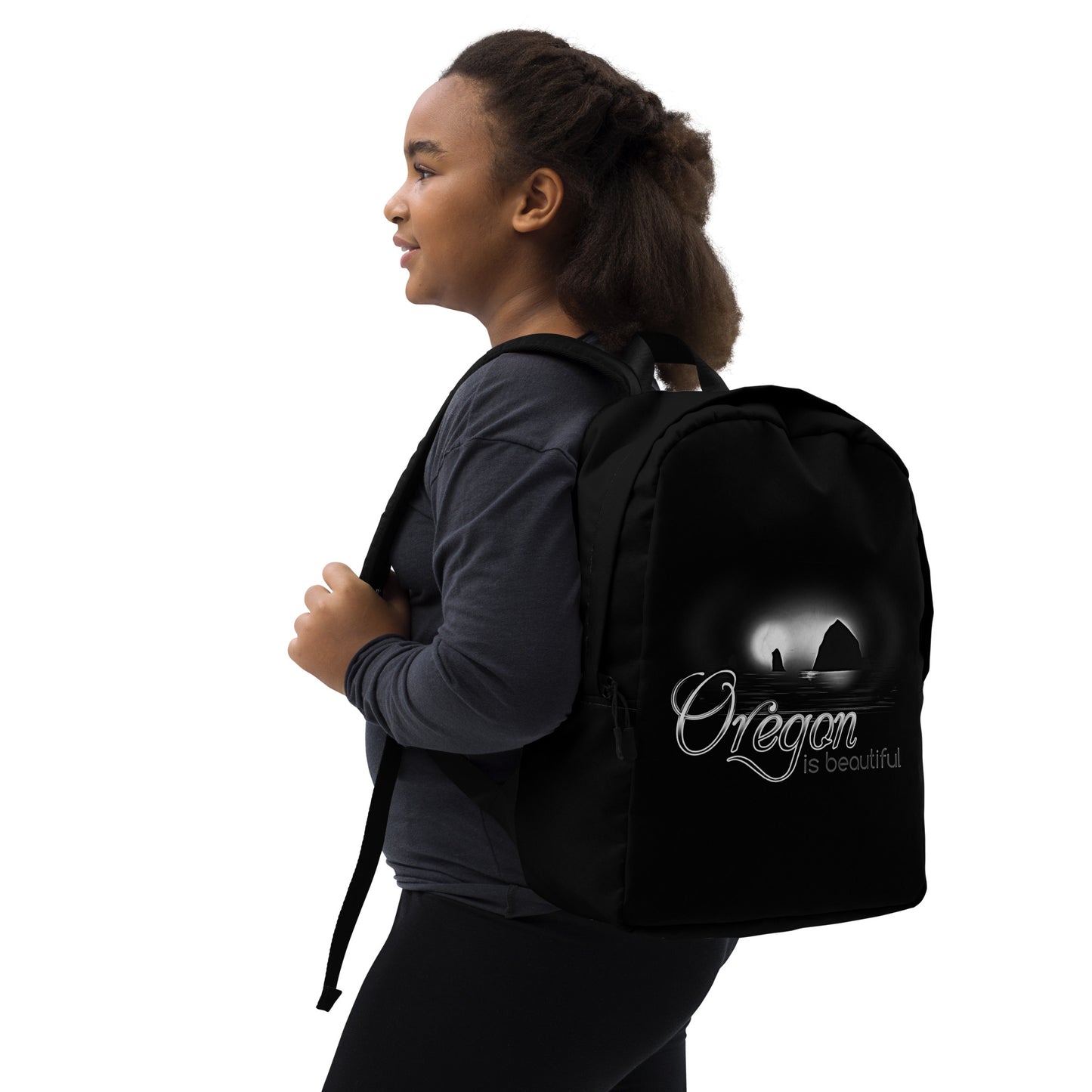 Oregon is Beautiful - Haystack Rock - Minimalist Backpack