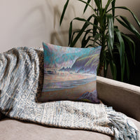 Thumbnail for Oregon Ocean Beach - Premium Pillow
