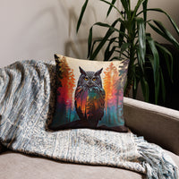 Thumbnail for Oregon Owl - Premium Pillow