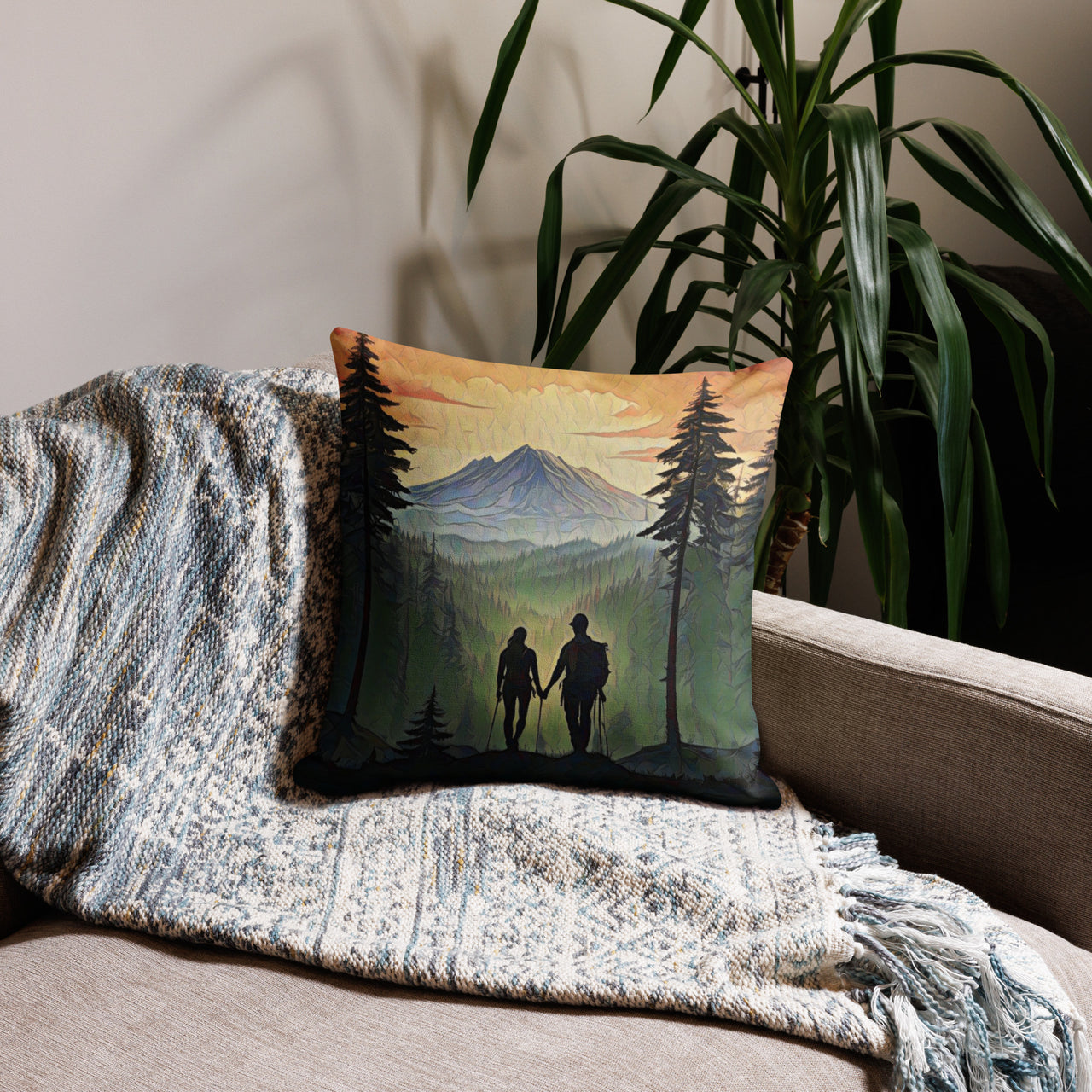 Oregon Hikers - Premium Pillow