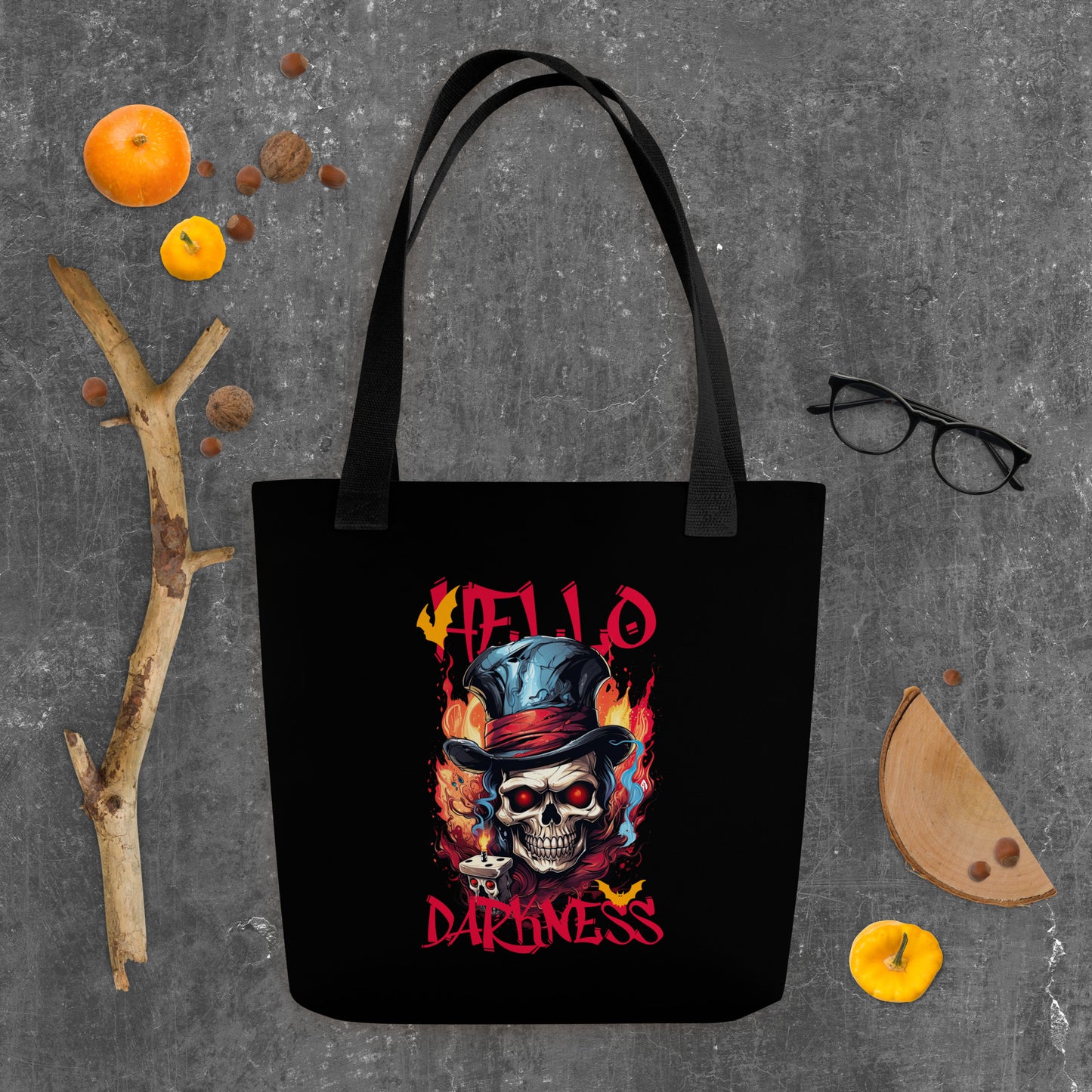 Hello Darkness Halloween - Tote bag