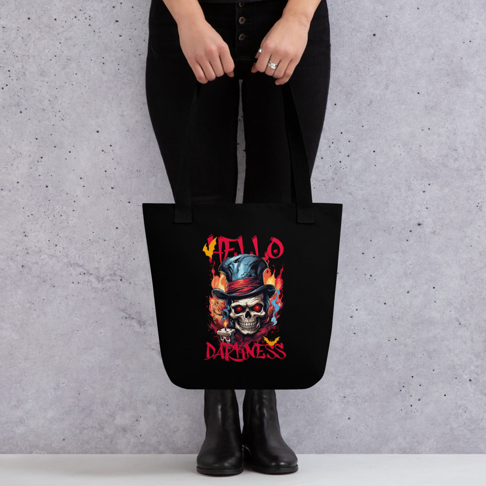 Hello Darkness Halloween - Tote bag