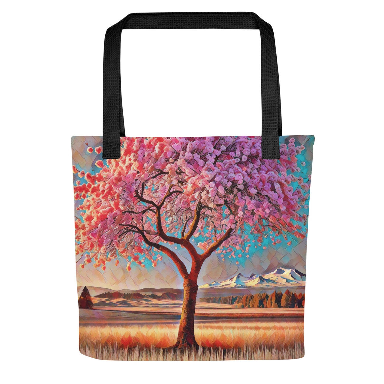 Oregon Cherry Blossoms - Tote bag