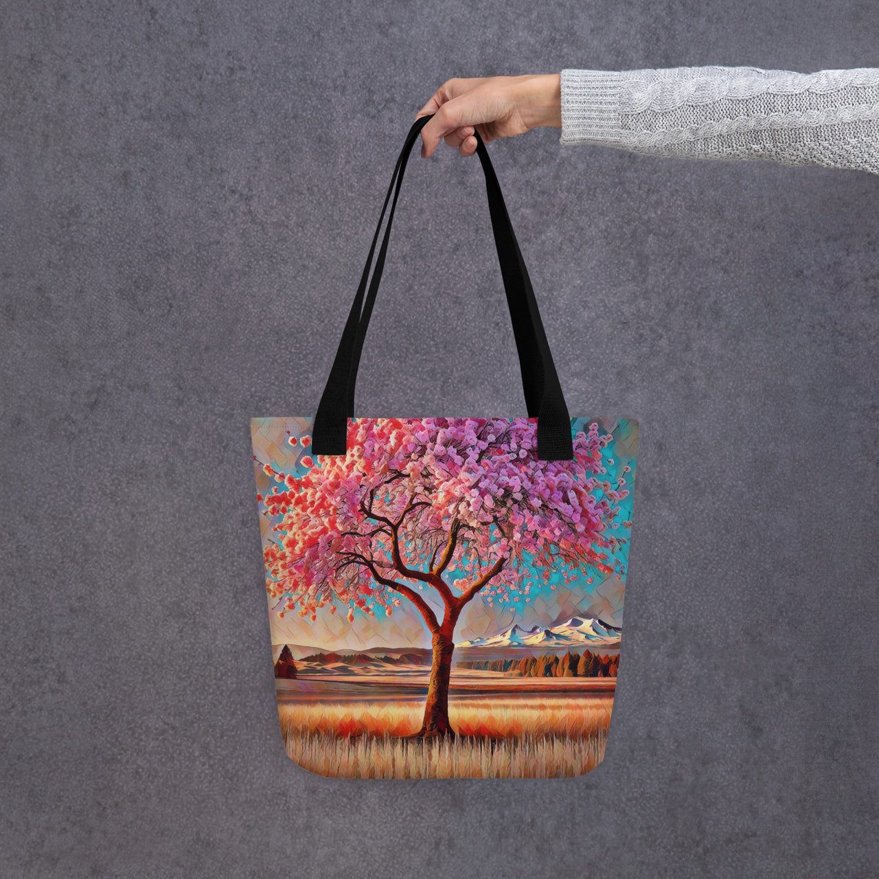 Oregon Cherry Blossoms - Tote bag