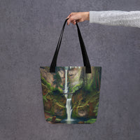 Thumbnail for Multnomah Falls - Digital Art - Tote bag