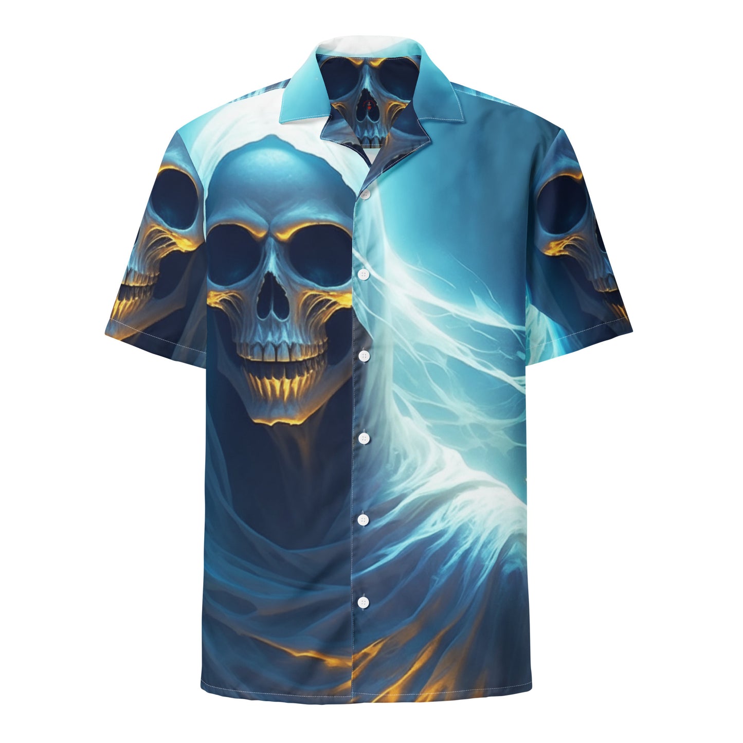 Halloween Spooky Ghost Shirt - Unisex button shirt