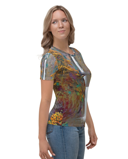 Multnomah Falls - Digital Art - Women's T-shirt