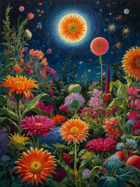 Thumbnail for Cosmic Flowers - Jigsaw puzzle - 520 Pieces