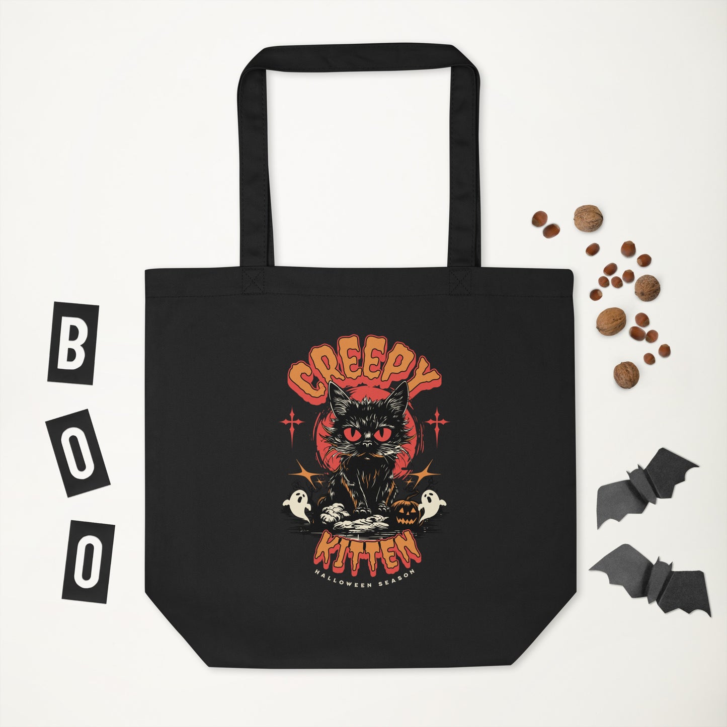 Creepy Kitten - Eco Tote Bag