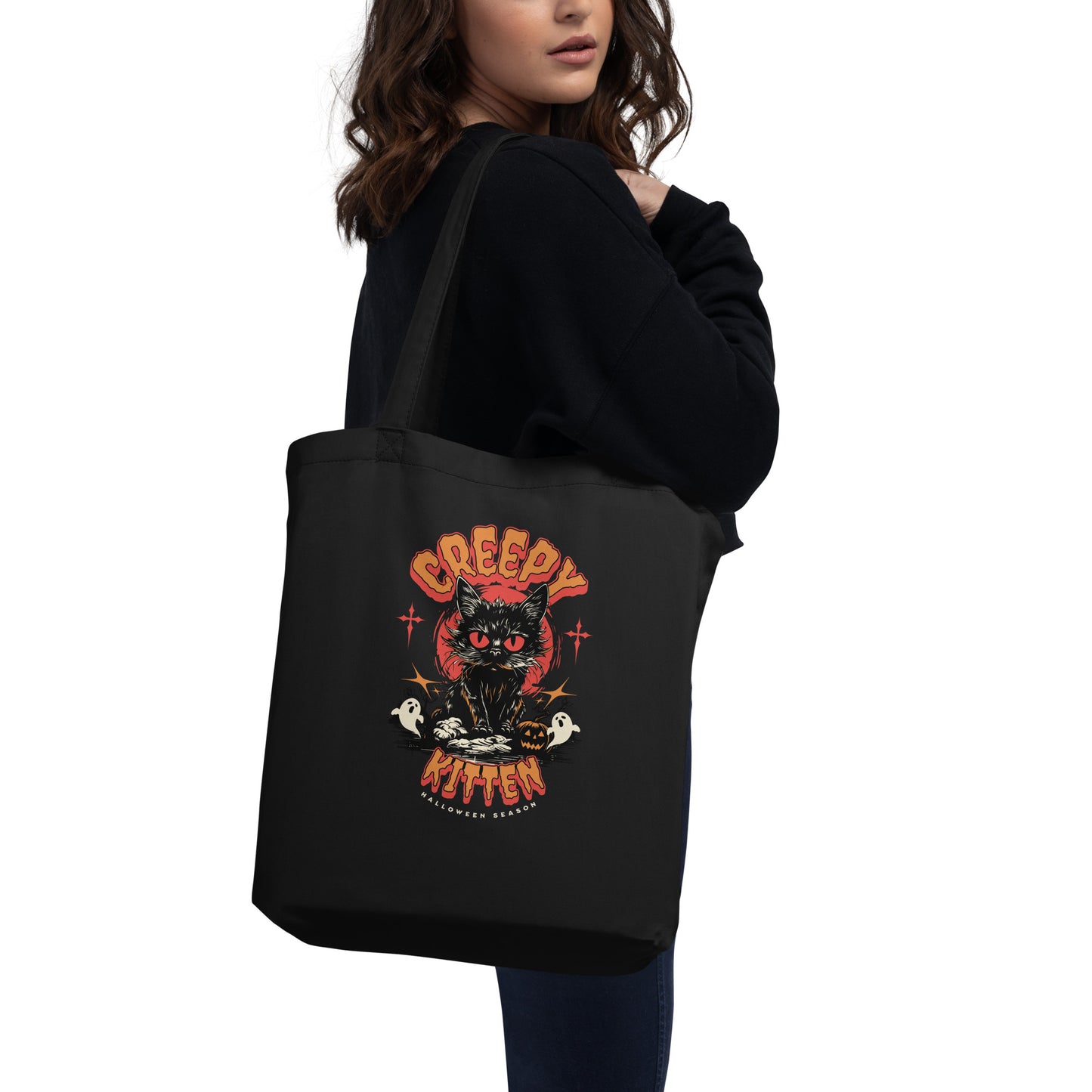 Creepy Kitten - Eco Tote Bag