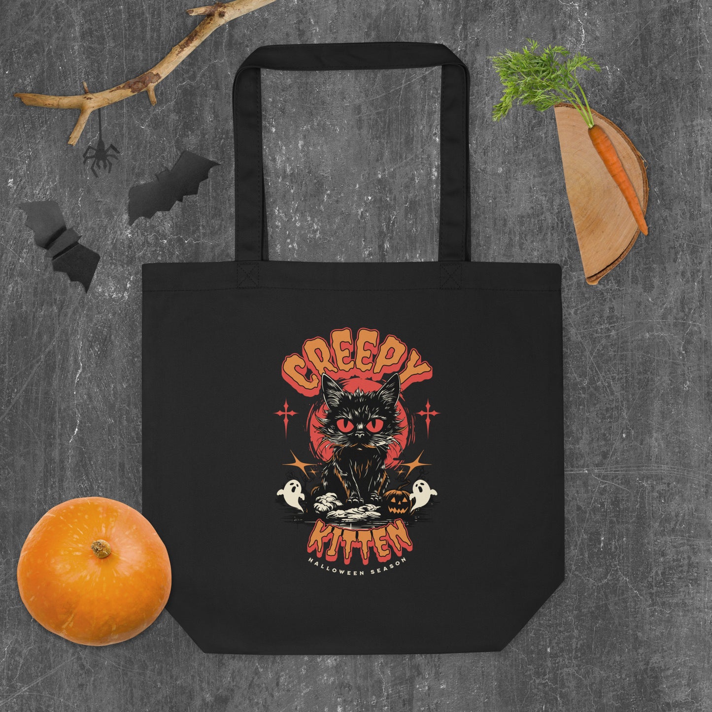 Creepy Kitten - Eco Tote Bag