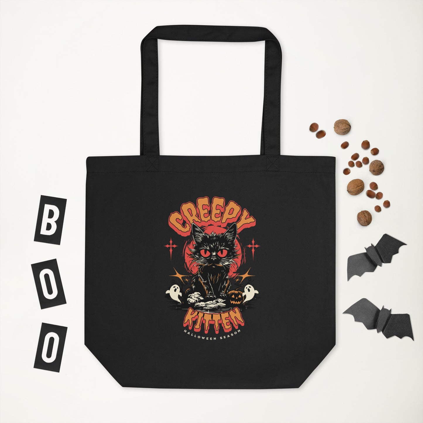 Creepy Kitten - Eco Tote Bag