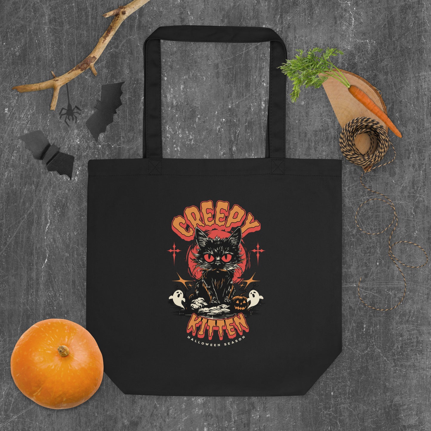 Creepy Kitten - Eco Tote Bag