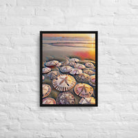 Thumbnail for Oregon Sand Dollars - Digital Art -Framed canvas - FREE SHIPPING