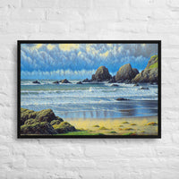 Thumbnail for Oregon Coast - Digital Art - Framed canvas FREE SHIPPING