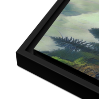 Thumbnail for Multnomah Falls - Digital Art - Framed canvas - FREE SHIPPING