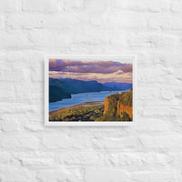 Thumbnail for Columbia River Gorge - Digital Art - Framed canvas - FREE SHIPPING