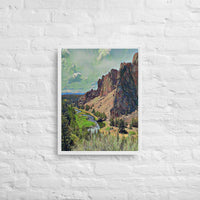 Thumbnail for Smith Rock - Digital Art - Framed canvas - FREE Shipping