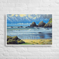 Thumbnail for Oregon Coast - Digital Art - Framed canvas FREE SHIPPING