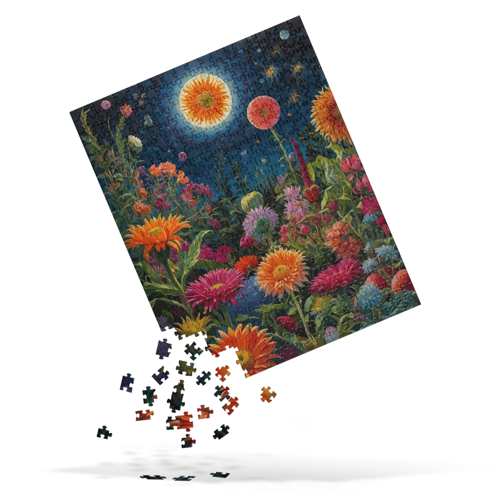 Cosmic Flowers - Jigsaw puzzle - 520 Pieces