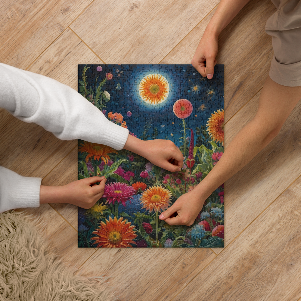Cosmic Flowers - Jigsaw puzzle - 520 Pieces