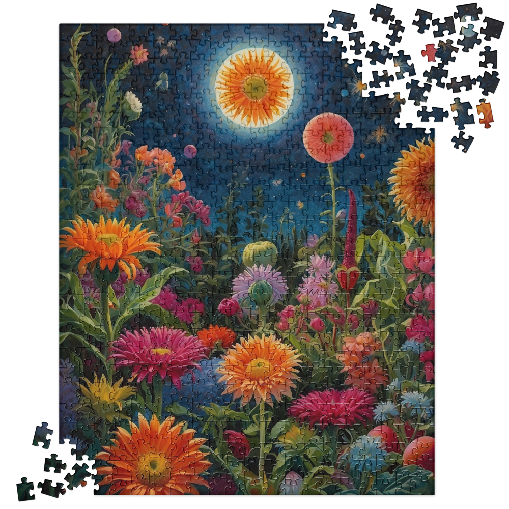 Cosmic Flowers - Jigsaw puzzle - 520 Pieces