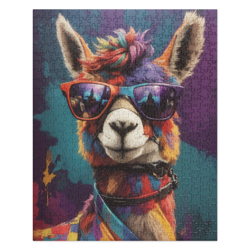 Cool Lama - Jigsaw puzzle