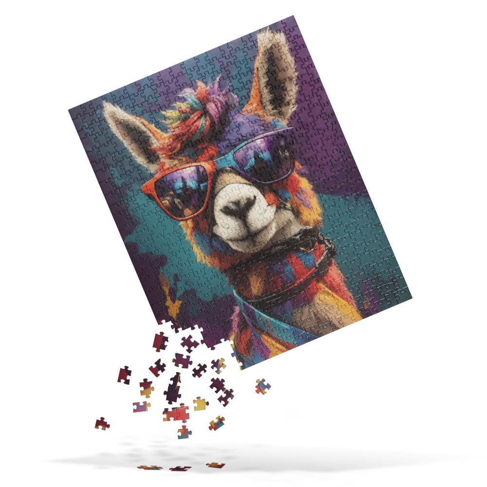 Cool Lama - Jigsaw puzzle