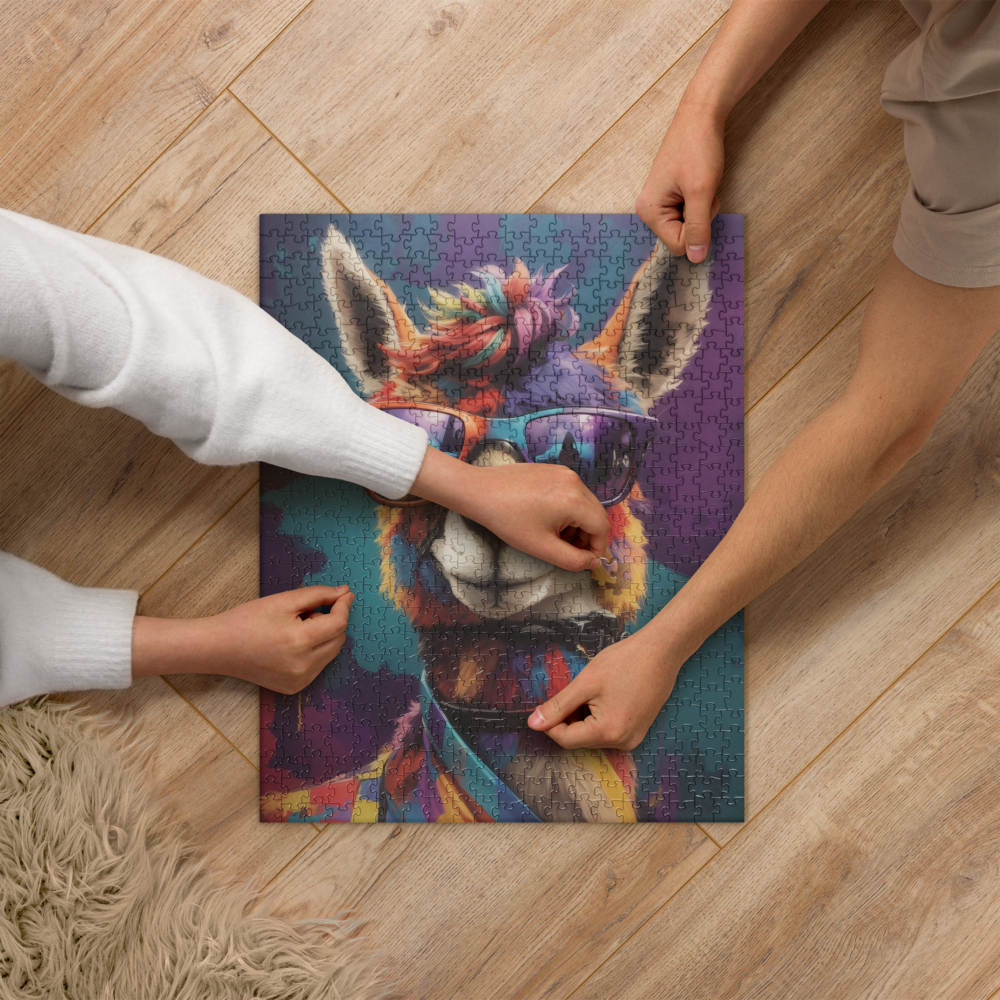 Cool Lama - Jigsaw puzzle