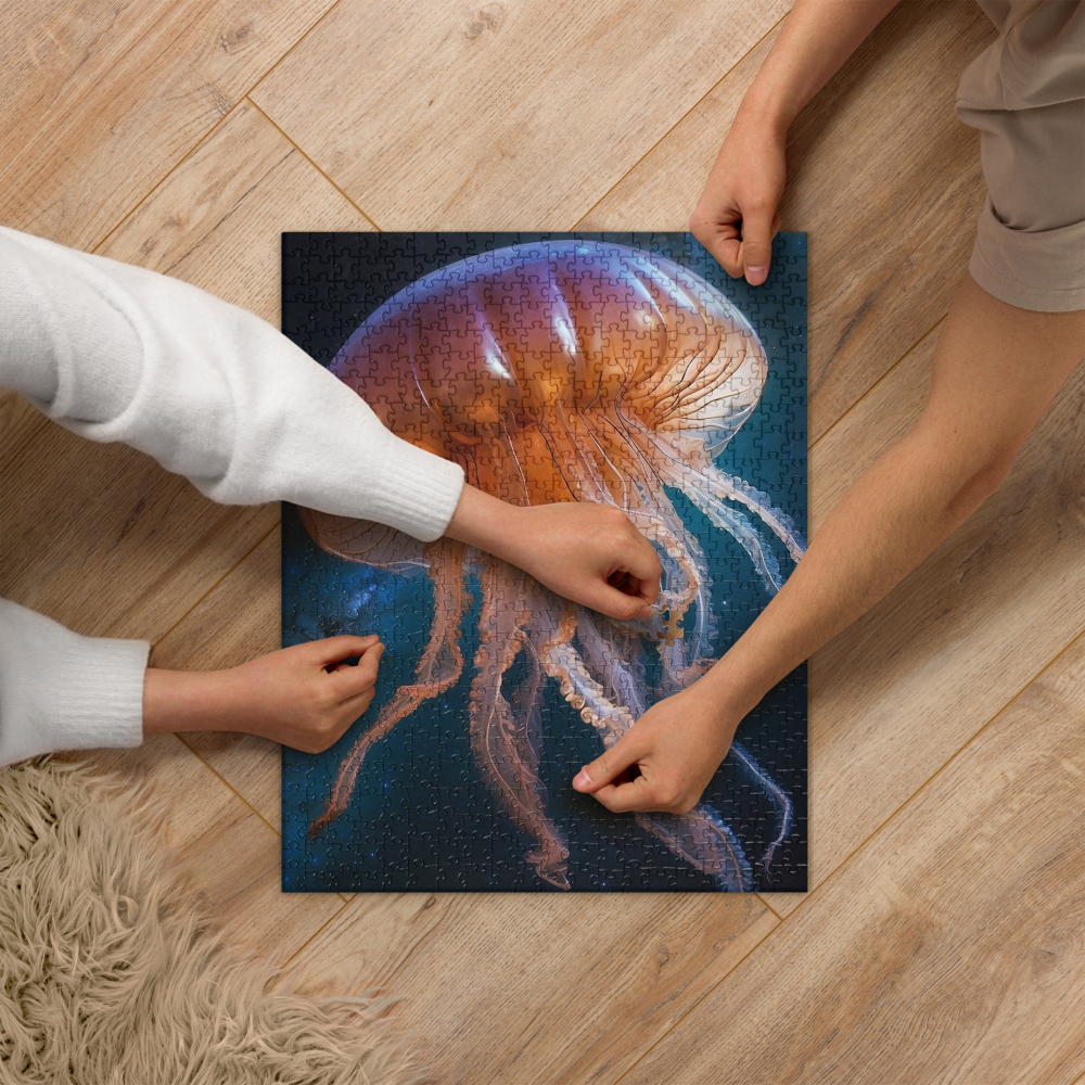Jelly Fish in Space - Jigsaw puzzle