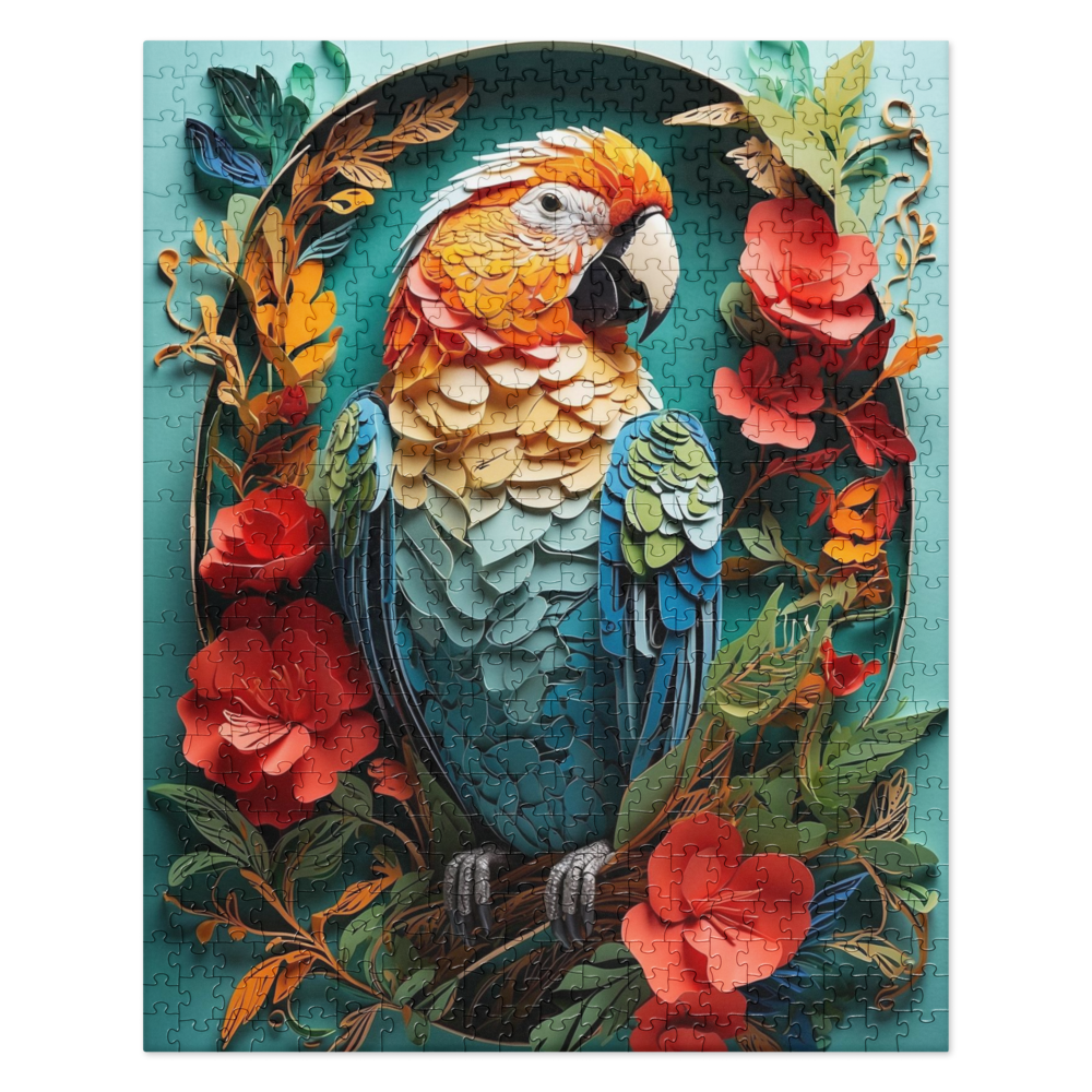 Paper Parrot - Jigsaw puzzle