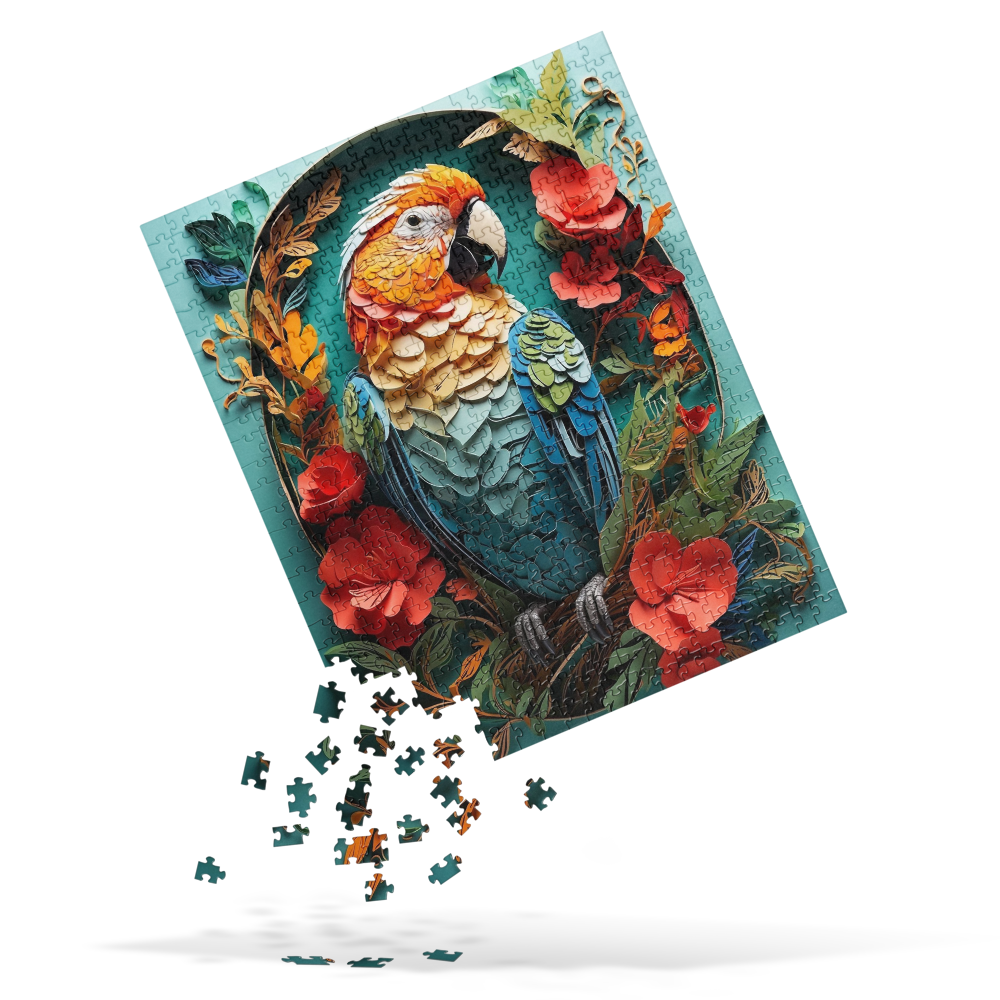 Paper Parrot - Jigsaw puzzle