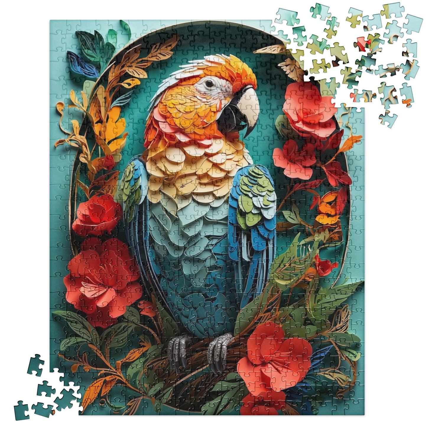 Paper Parrot - Jigsaw puzzle