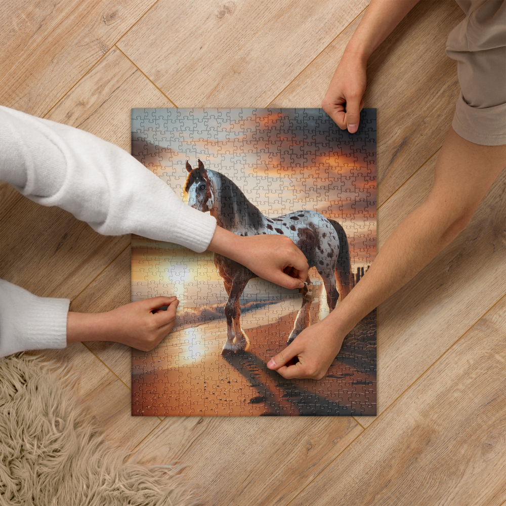 Appaloosa on the Beach - Jigsaw puzzle