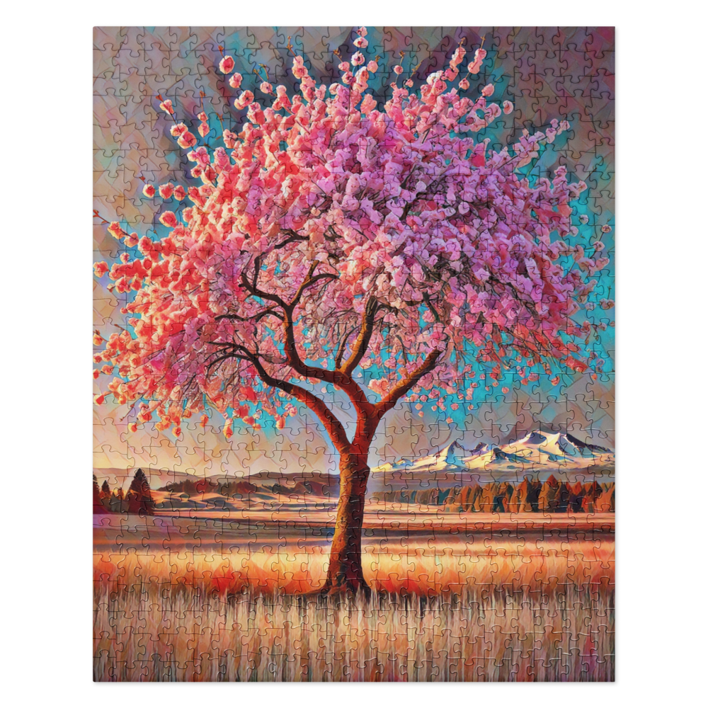 Oregon Cherry Blossoms - Jigsaw puzzle