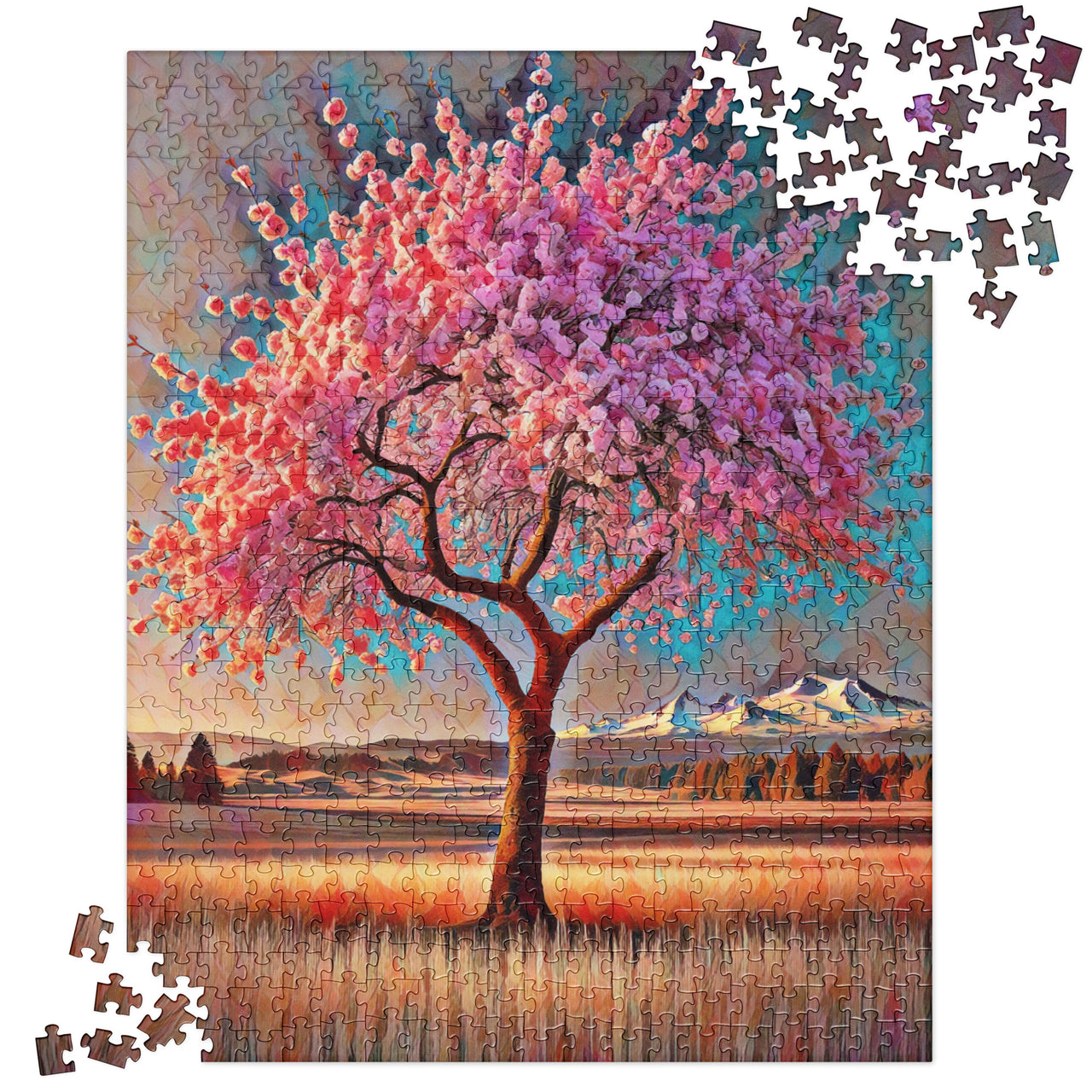 Oregon Cherry Blossoms - Jigsaw puzzle