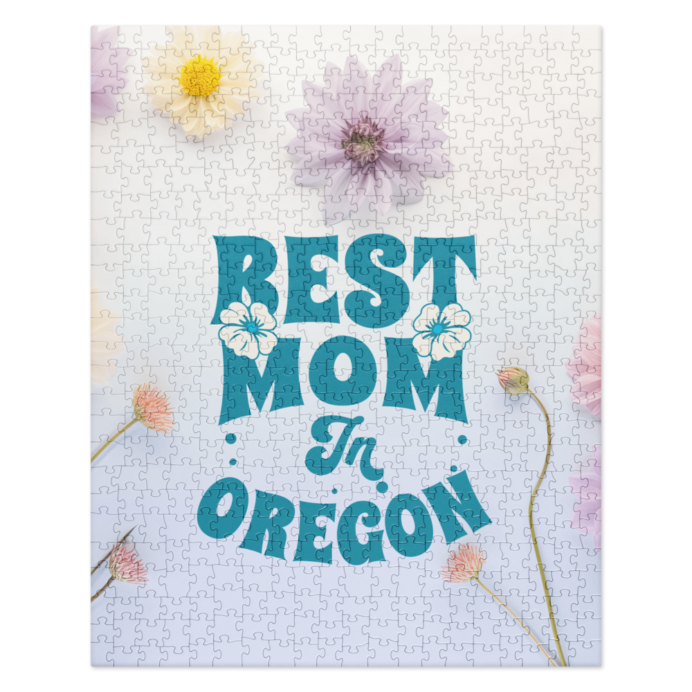 Best Mom in Oregon - Jigsaw puzzle