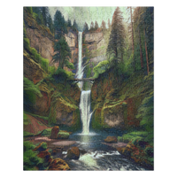 Thumbnail for Multnomah Falls/2 - Digital Art - Jigsaw puzzle