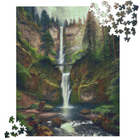 Thumbnail for Multnomah Falls/2 - Digital Art - Jigsaw puzzle