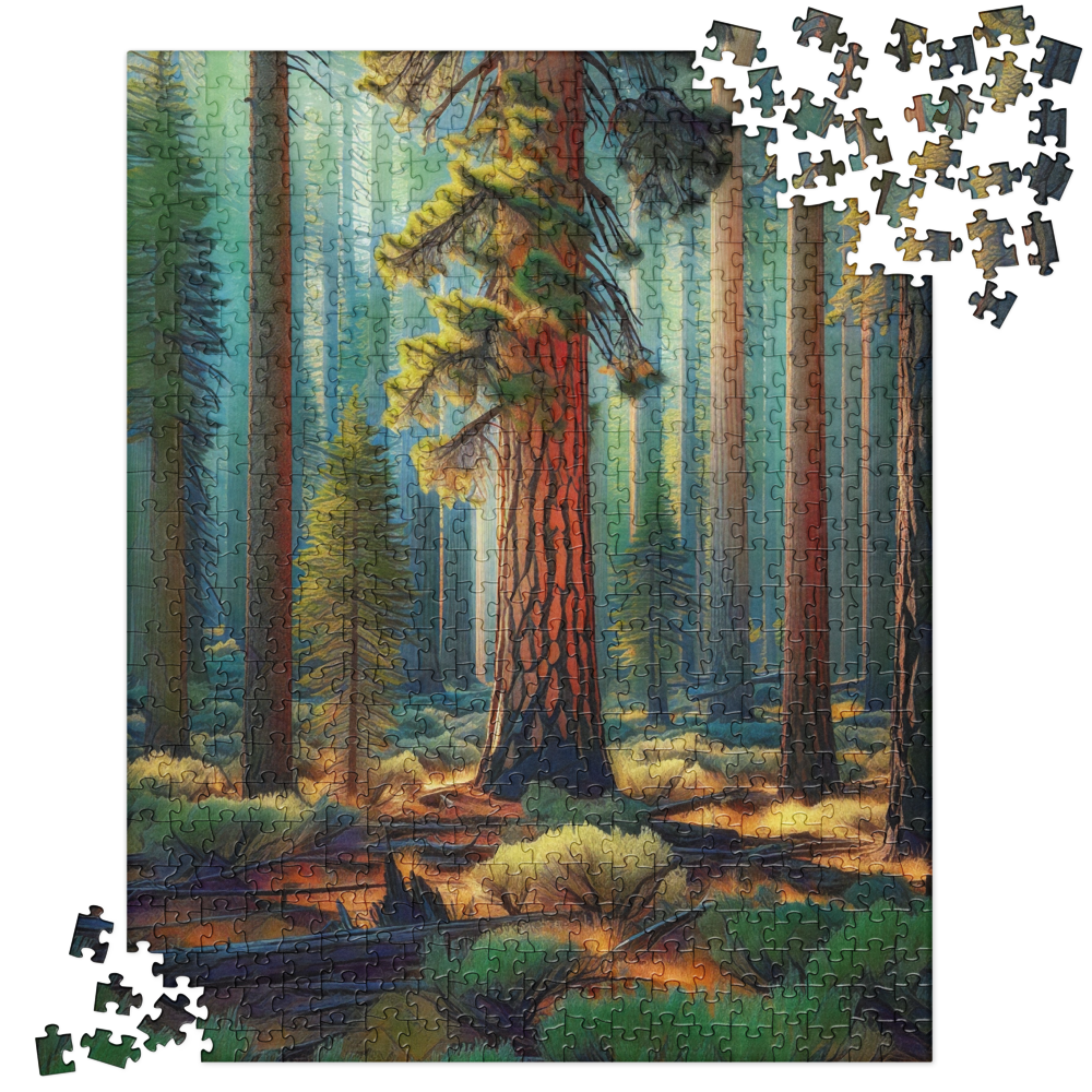 Ponderosa Pine - Digital Art - Jigsaw puzzle
