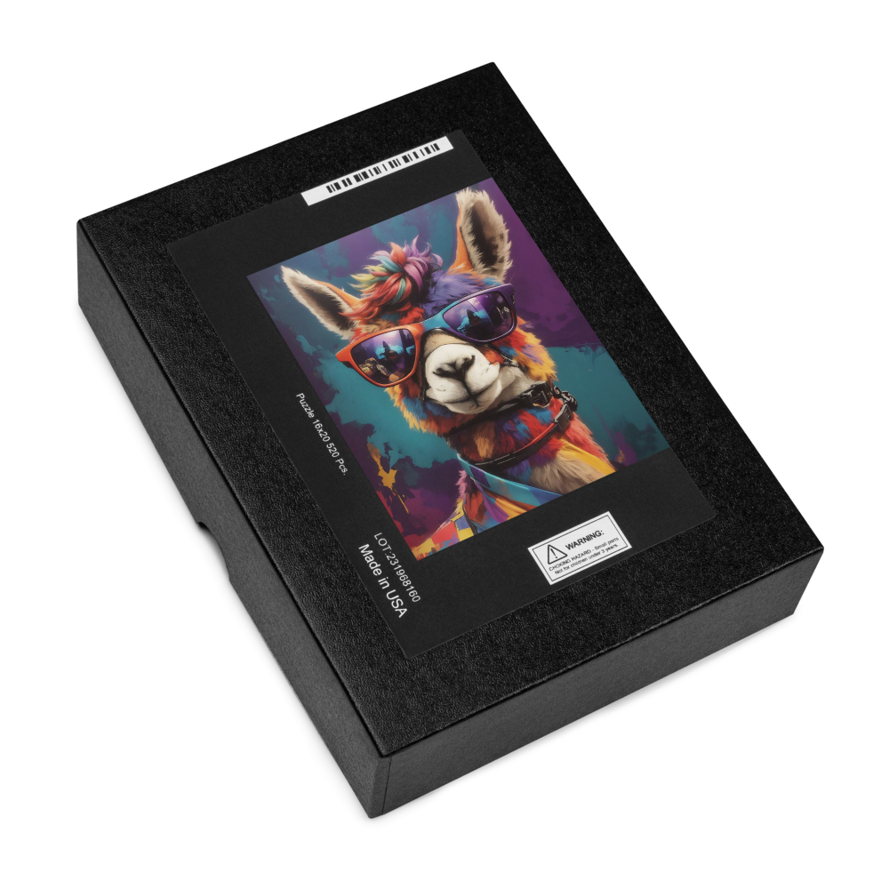 Cool Lama - Jigsaw puzzle