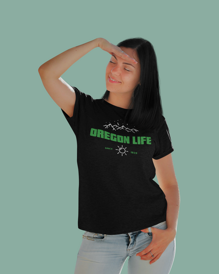 Oregon Life - Unisex garment-dyed heavyweight t-shirt