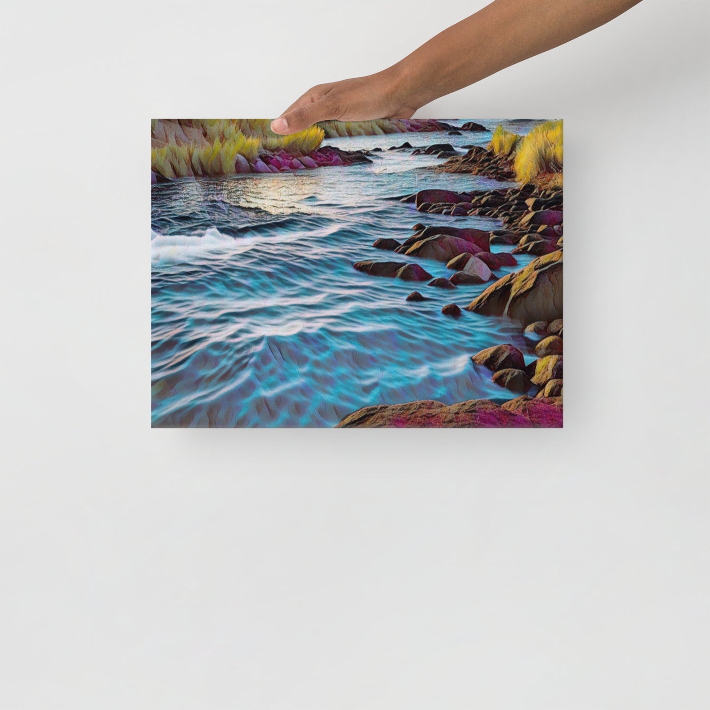 Oregon River - Digital Art - Thin canvas