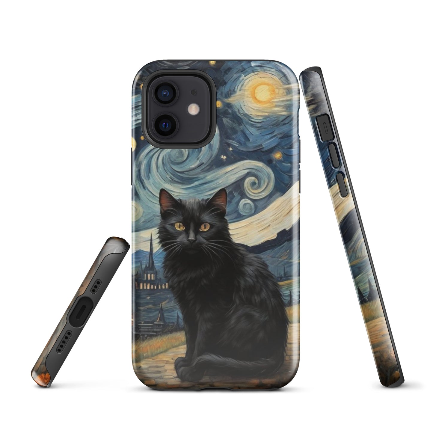 Starry Black Cat Night - Tough Case for iPhone®