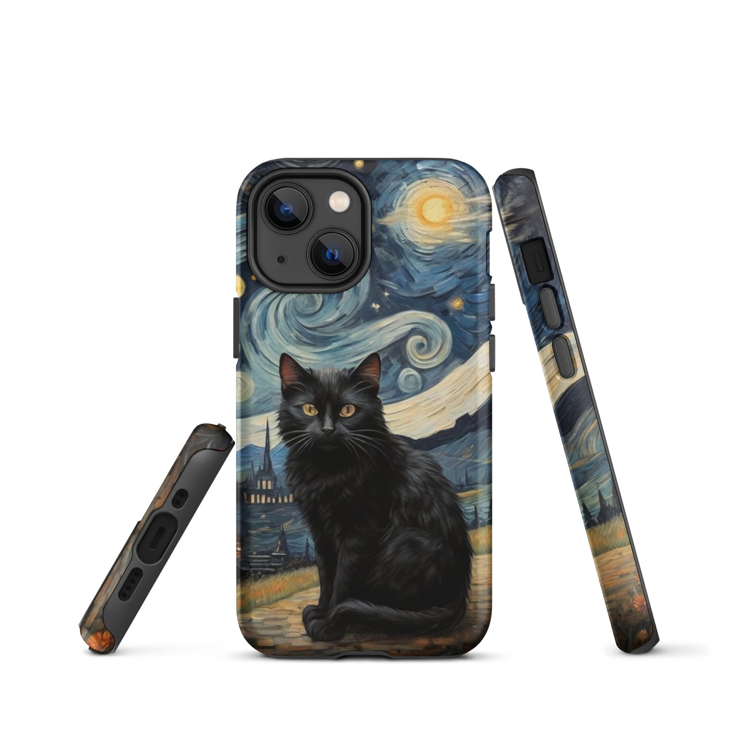 Starry Black Cat Night - Tough Case for iPhone®