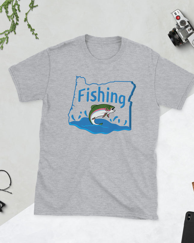Fishing Oregon - Unisex T-Shirt
