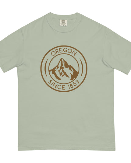 OREGON SINCE 1859 - BROWN - Comfort Colors - Unisex garment-dyed heavyweight t-shirt