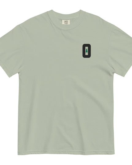 O FOR OREGON - EMBROIDERED - Comfort Colors - Unisex garment-dyed heavyweight t-shirt